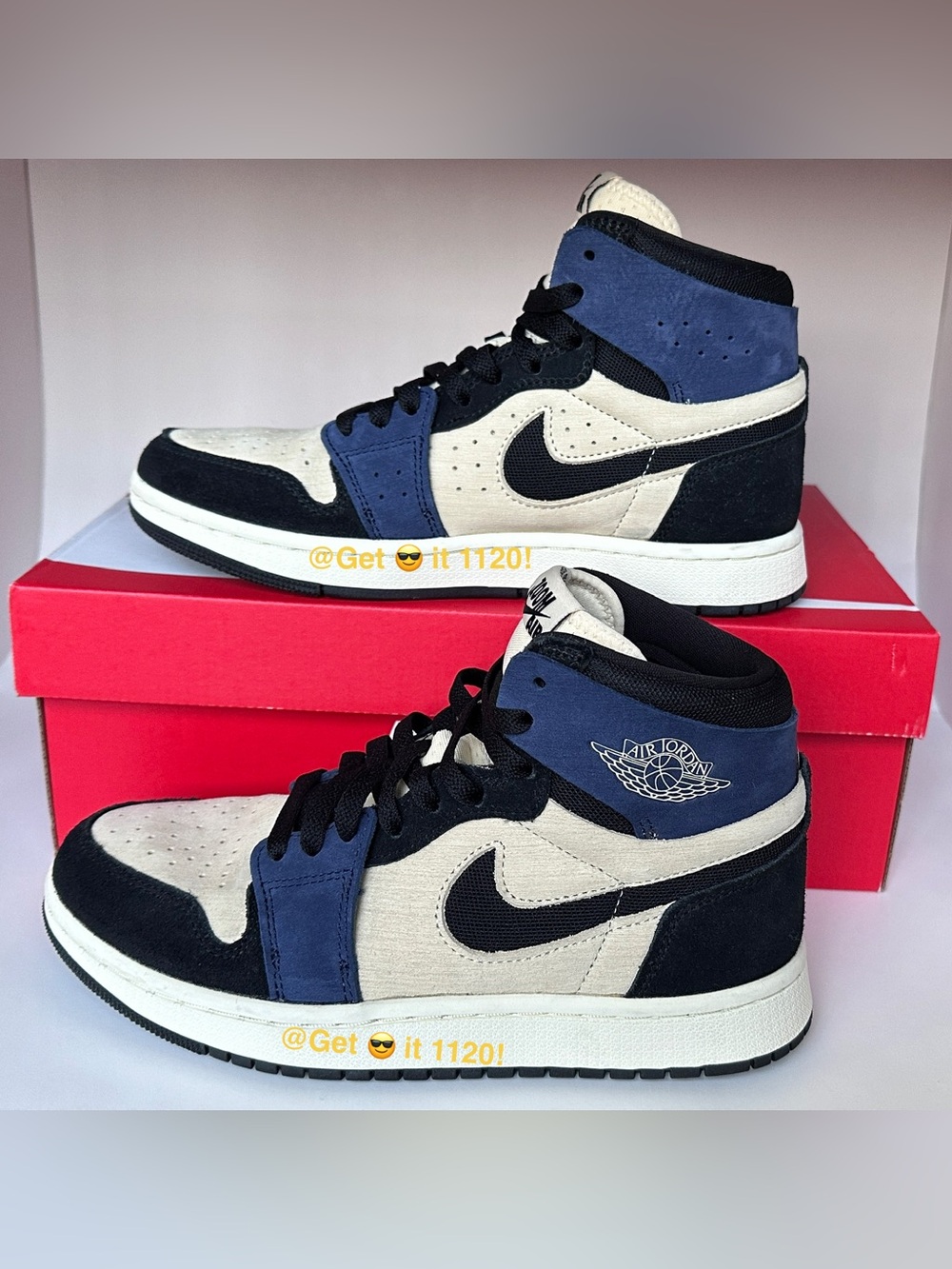 Nike Air Jordan 1 High Zoom CMFT 2 DV1305-104 Women's Shoes Size W 7.5 / M 6 - Picture 9 of 14